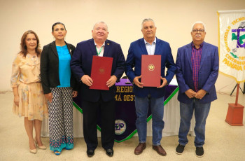 Autoridades de la UTP, firman convenio con el Municipio de La Chorrera 