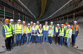 Autoridades de la UTP visitan Línea 3 del Metro de Panamá