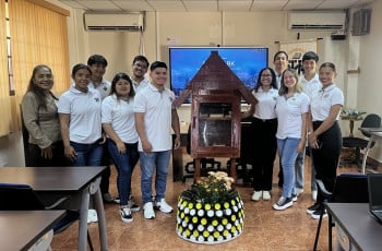 Estudiantes de II Año de Licenciatura en Logística y Transporte Multimodal del Centro Regional de Veraguas presentaron diferentes proyectos elaborados con materiales y envases reciclables, el martes 24 de septiembre.