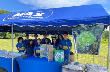 La Subdirección de Vida Universitaria del Centro Regional de Veraguas, en conjunto con la agrupación estudiantil DOBRO STG UTP, participaron del AMBISA Fest 2025 en el Parque Santiago Apóstol el domingo 27 de abril.