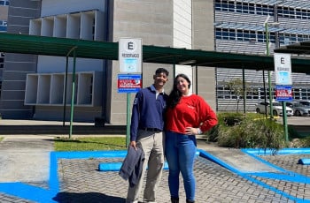 Josafat Vásquez y Desiree Luzardo, de la Facultad de Ingeniería Eléctrica del Centro Regional de Veraguas, se encuentran realizando una pasantía corta en el Instituto Tecnológico (TEC) de Costa Rica, del 26 de enero al 8 de febrero del 2025.