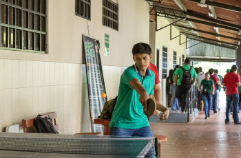 Con actividades deportivas dio inicio la antesala para el certamen Novatadas, Chico y Chica UTP Veraguas 2025 “Retro Party”, el viernes 30 de mayo.