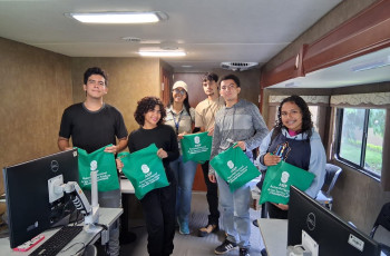 Estudiantes de primer año de Estudios Generales de Ingeniería del Centro Regional de Veraguas realizaron una visita al ASEP Móvil, el viernes 25 de julio.