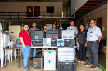 El Centro Regional de Veraguas recibió nuevos equipos para la Facultad de Ingeniería Eléctrica (FIE), el 23 de julio.