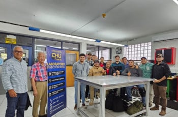 Estudiantes de III año de la Licenciatura en Mecánica Industrial del Centro Regional de Veraguas realizaron una gira académica a Electro Inyección Diesel Chu, el 29 de junio.
