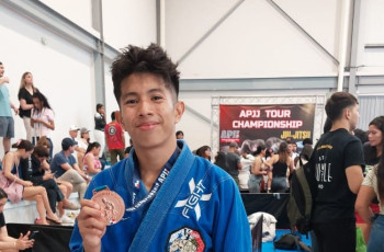 Gabriel Vásquez, estudiante del Centro Regional de Veraguas, tuvo una sobresaliente participación en el APJJ Tour Championships de Jiu-Jitsu, realizado el 25 de mayo.