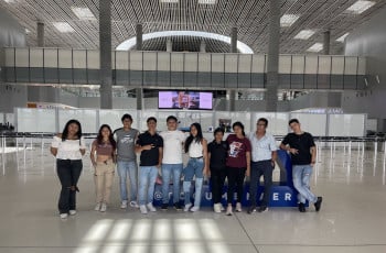 Estudiantes de I Año de la Licenciatura en Ingeniería Civil del Centro Regional de Veraguas realizaron una gira al Aeropuerto y la Extensión de la UTP en Tocumen, el 23 de octubre.