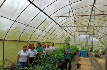 Estudiantes de IV Año de la Licenciatura en Saneamiento del Centro Regional de Veraguas realizaron una gira a las instalaciones del Instituto Profesional y Técnico Agroforestal (IPTA) de Alto Piedra, el 14 de junio.