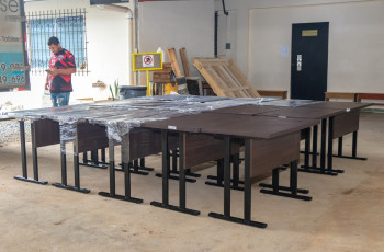 Como parte del Proyecto de Fortalecimiento de la Gestión Administrativa, el Centro Regional de Veraguas recibió 15 nuevos escritorios, el 4 de julio.