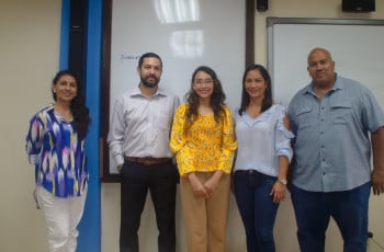 Paola Ureña, estudiante de la Licenciatura en Edificaciones del Centro Regional de Veraguas, sustentó su Trabajo de Graduación de tipo Práctica Profesional, el martes 30 de julio. Créditos: Víctor Carrera.