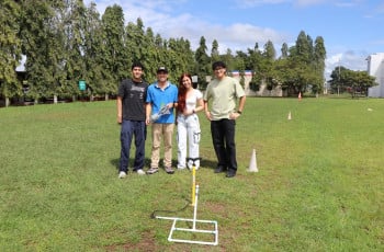 Estudiantes del Centro Regional de Veraguas participaron en una exhibición de proyectos del curso de "Física I", el 19 de noviembre.