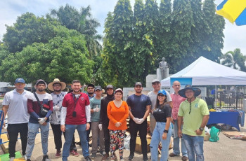 La Subdirección de Vida Universitaria del Centro Regional de Veraguas, a través de la Coordinación de Servicio Social Universitario participó de la Jornada de Reciclaje en el parque Juan Demóstenes Arosemena, el sábado 10 de agosto.