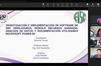 Ricardo Torres Mitchell, estudiante de la Licenciatura en Ingeniería de Sistemas y Computación del Centro Regional de Veraguas, sustentó su Trabajo de Graduación de tipo Tesis teórico-práctica, el viernes 6 de septiembre.