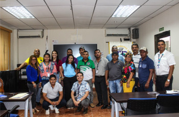 El estamento administrativo del Centro Regional de Veraguas, participó de una jornada de capacitaciones sobre prevención, administración y manejo de emergencias, el 30 de mayo. Créditos: José Iván Alveo.