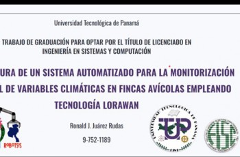 Ronald Juárez, estudiante de la Licenciatura en Ingeniería de Sistemas y Computación, sustentó su Trabajo de Graduación.