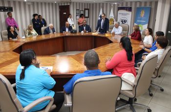 Participaron de la firma del convenio Autoridades de la UTP, y Asesora del Alcalde e invitados especiales