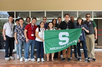 Delegación de la Universidad de Michigan, Estados Unidos, en el Campus Central de la UTP.