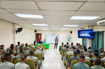 Capacitación a cadetes de tercer año de la Escuela de Oficiales Dr. Justo Arosemena