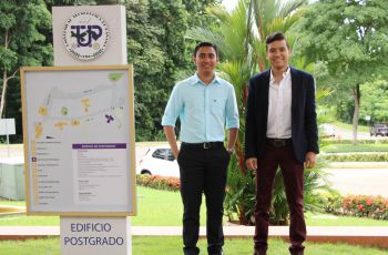 Daniel Enrique Vargas y Juan Felipe Acevedo, estudiantes ganadores de la beca ELAP.