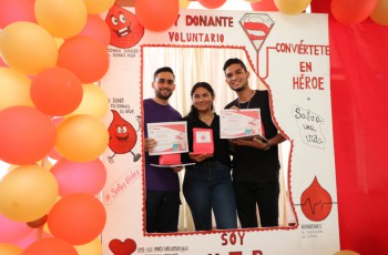 Campaña de donación de sangre en la UTP Chiriquí.
