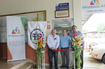 Inauguración de Infoplaza Aip en Bocas del Toro.