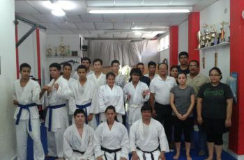 Club de Karate en la UTP Chiriquí.