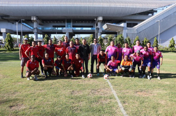 Inauguración de la Liga Interna de Fútbol 8 en la UTP