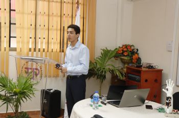 Estudiante Marvin González, de la Facultad de Ingeniería de Sistemas Computacionales (FISC) de la UTP Veraguas.