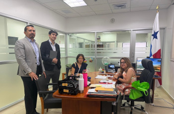 En cumplimiento de una pasantía ERASMUS KA 171 la Dra. Miriam Reyes Serrano, Catedrática de la Universidad de Valladolid, España, realizó visita de trabajo al CINEMI – UTP. 