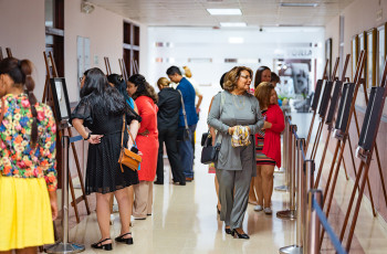 Inauguran de la Exhibición de obras de "La Celestina". 