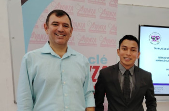 Dr. Francisco Arango y estudiante Bernardino González