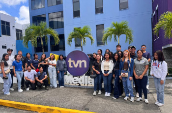 Visita a las instalaciones de TVN 