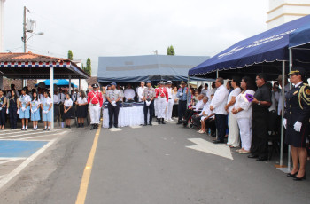 Acto Protocolar de Incineración de Banderas en la Gobernación de Coclé