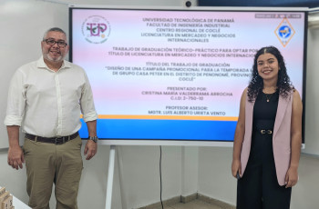 Cristina María Valderrama Arrocha, estudiante de la Licenciatura en Mercadeo y Negocios Internacionales