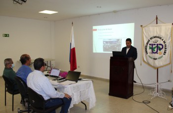 Sustentación de práctica profesional del estudiante Omar Ariel Rodríguez, de la Carrera de Ingeniería Electromecánica.