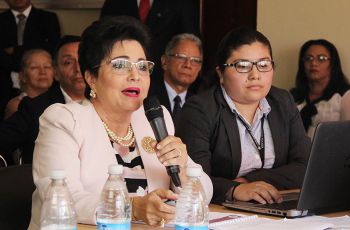 Le correspondió a la Rectora Encargada, de la Universidad Tecnológica de Panamá (UTP), Licda. Alma Urriola de Muñoz, presentar la Memoria.