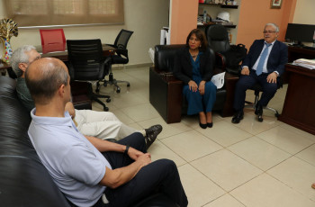 Autoridades universitarias tuvieron la oportunidad de conversar con docentes internacionales quienes participaron activamente del XI Congreso de Ingeniería en Azuero 2024