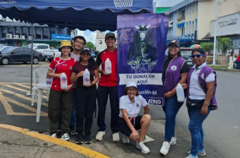 Voluntarios de la actividad.