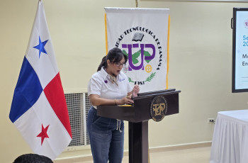 Inducción de movilidad estudiantil entrante 2026-II Bienvenida e inducción académica a los estudiantes de movilidad internacional en el auditorio de la UTP.