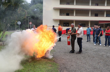 Brigadas de emergencia fortalecen su preparación para el Tercer Simulacro Nacional en la UTP Panamá Pacífico