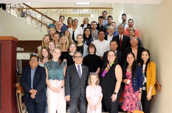 Rector de la UTP, recibe delegación de Tennessee.