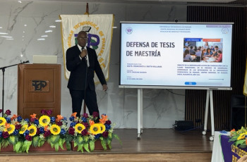 Mgtr. Francisco Smith, realia sustentación de Tesis de Maestría