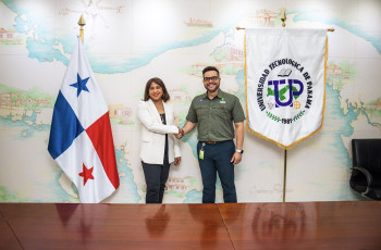 Autoridades de la UTP y la RMS.