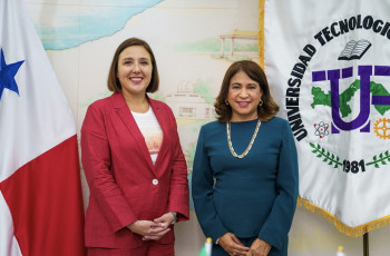 La visita de la embajadora de Italia en Panamá, S.E. Giuditta Giorgio a la UTP fue de mucho provecho.