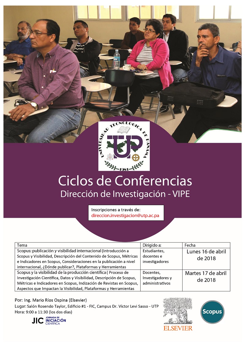 IV Ciclo de Conferencias I+D en la UTP | Universidad Tecnológica de Panamá