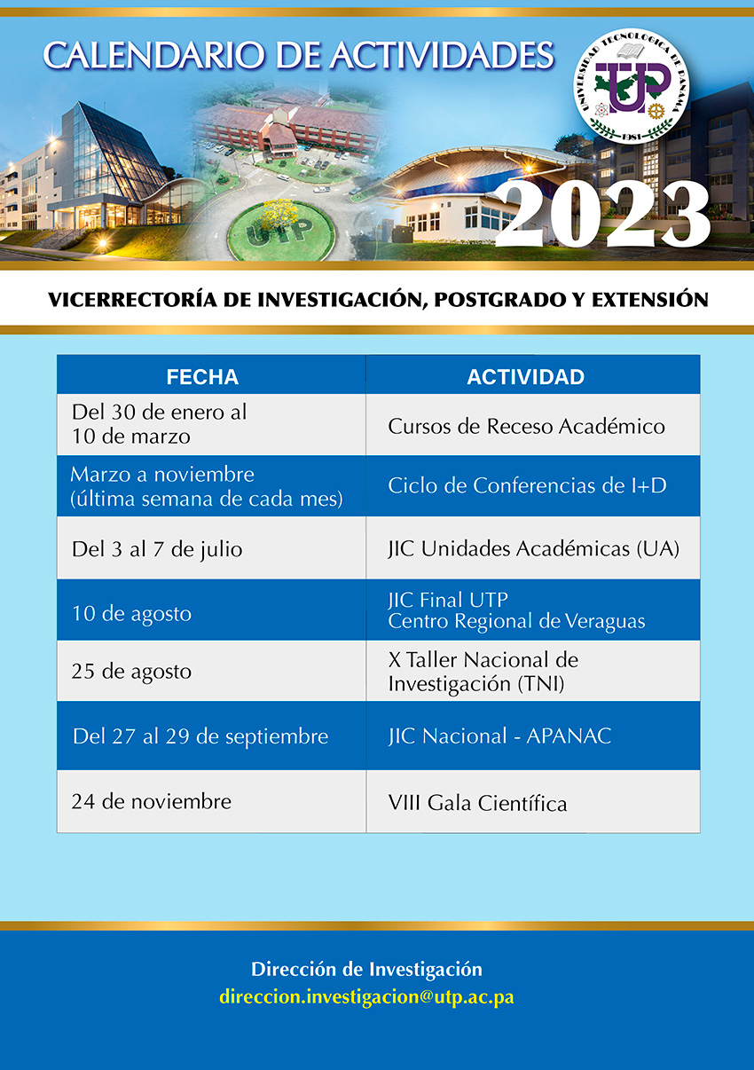 Actividades VIPE 2023 | Universidad Tecnológica de Panamá